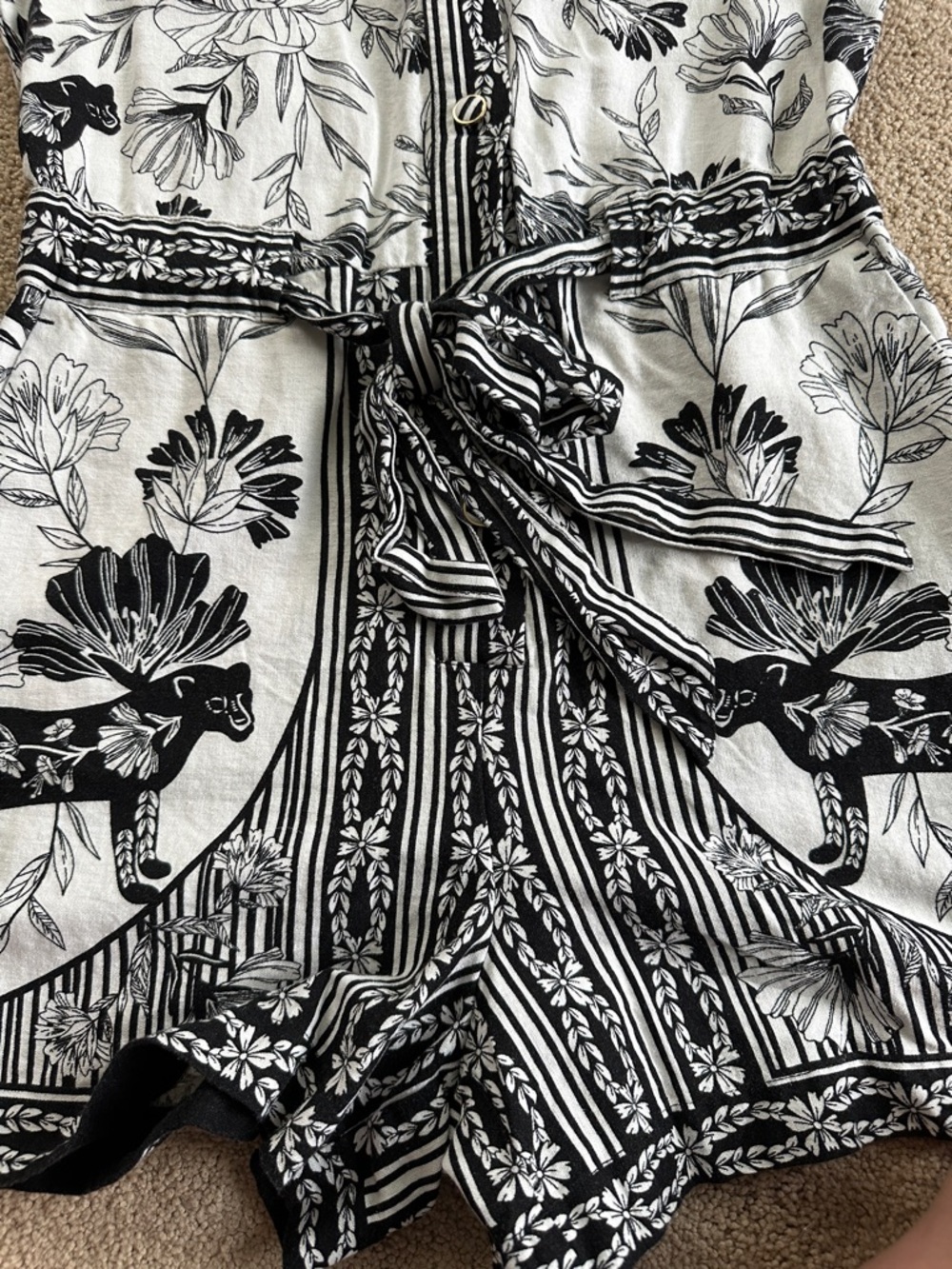 Belle Verne linen blend romper - Picture 10 of 10